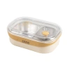 In-stock stainless steel insulated lunch boxes, primary school student compartments, food-grade children's compartments, lunch boxes for office workers Item Picture